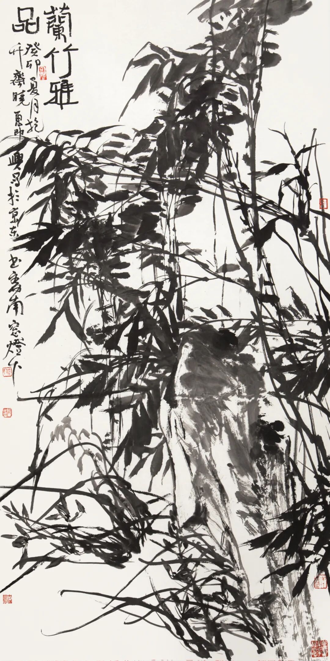 水墨方阵乘物游心熊晓东笔墨率性自然洒脱无拘无束