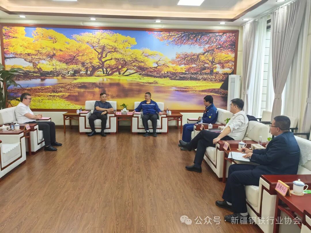 上海钢联联席董事长、总裁高波一行拜访新疆八一钢铁(图2) 上海钢联联席董事长、总裁高波一行拜访新疆八一钢铁(图2)