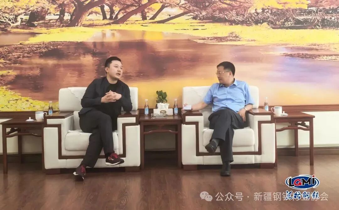 兰格集团总裁刘陶然一行赴新疆八一钢铁交流访问(图1)