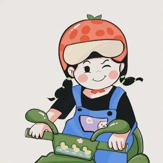 dancheqinglva1骑单车卡通情侣头像