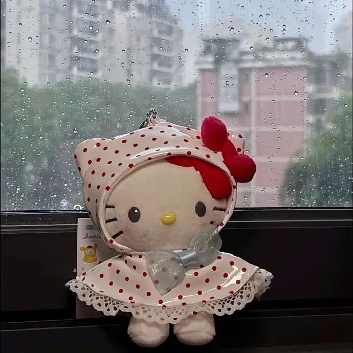 可爱三丽鸥kt猫朋友圈背景图