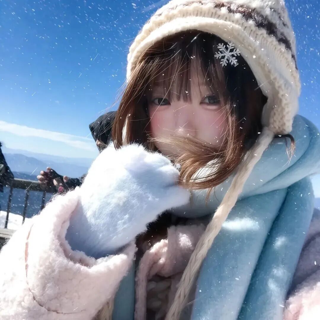 冬天少萝女生头像