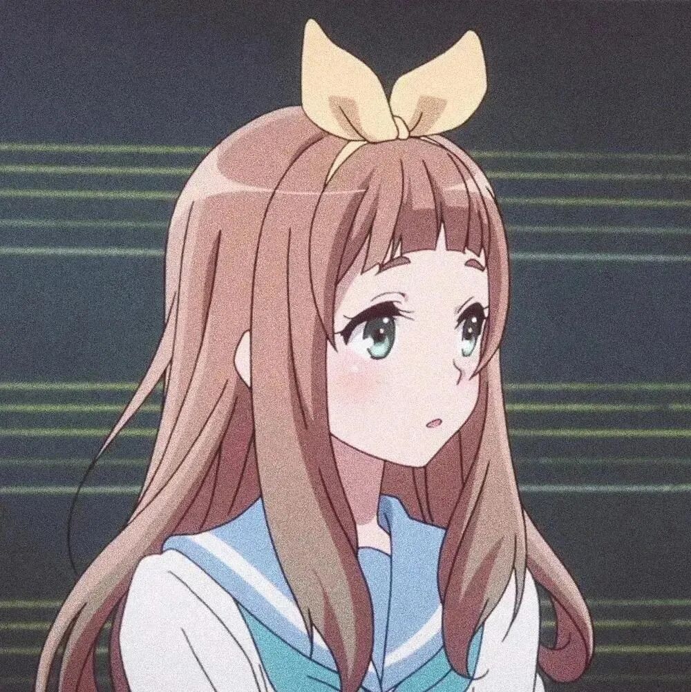 学院风动漫头像女