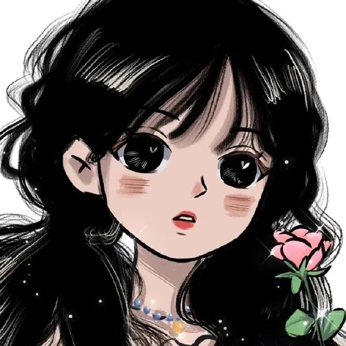 手绘动漫头像女