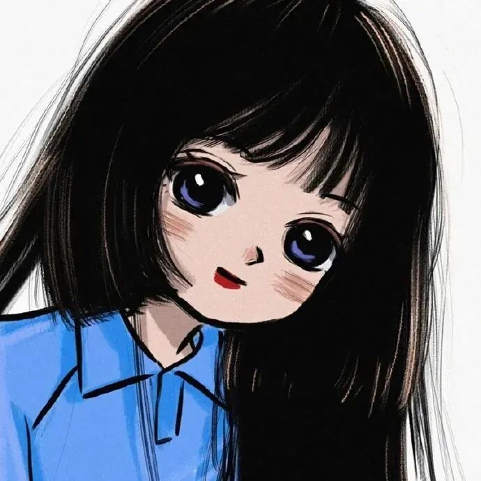 手绘动漫头像女