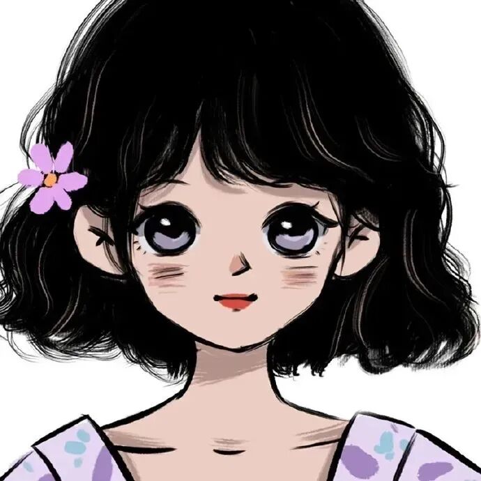 手绘动漫头像女
