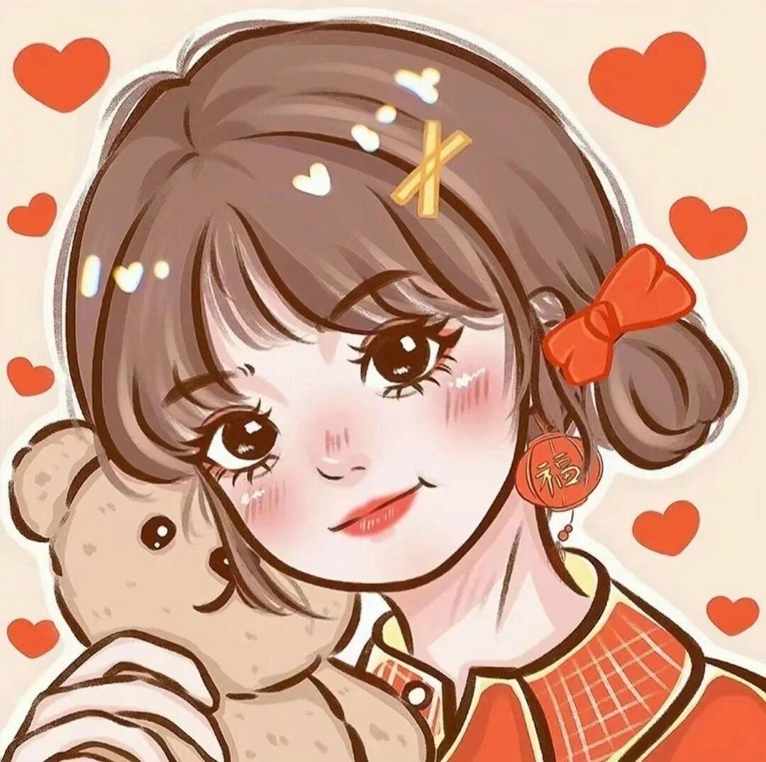 手绘动漫头像女