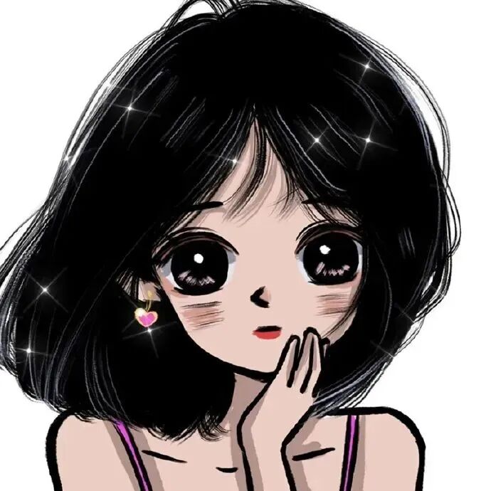 手绘动漫头像女