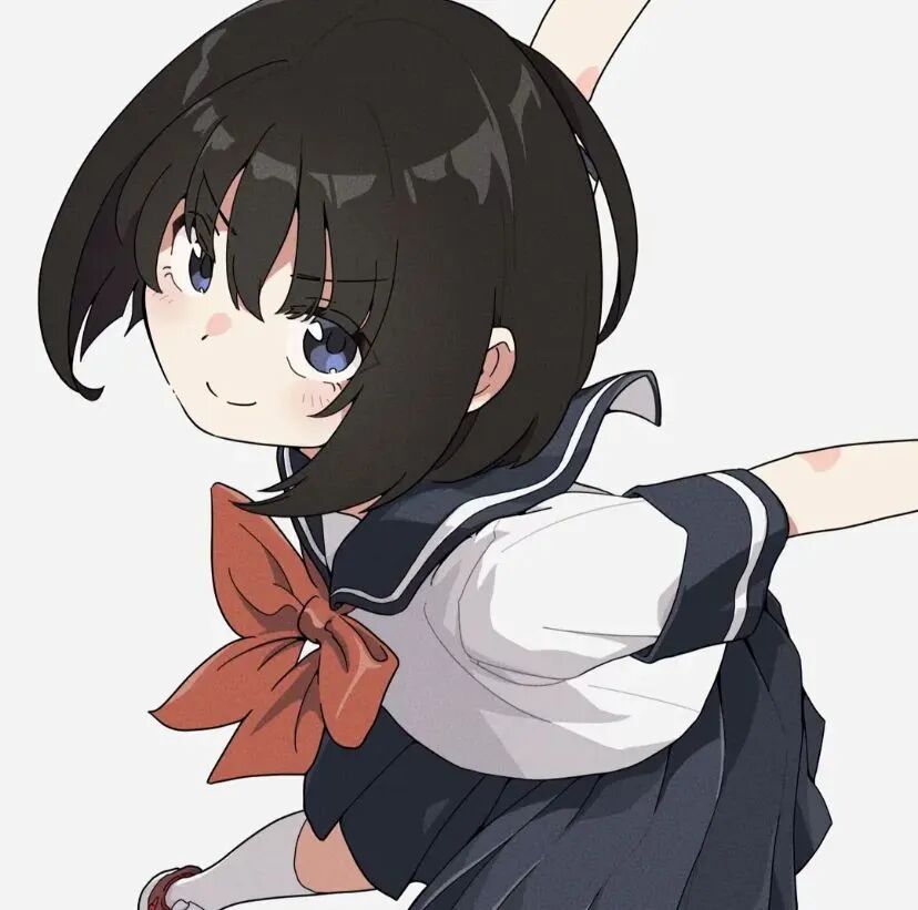 学院风动漫头像女