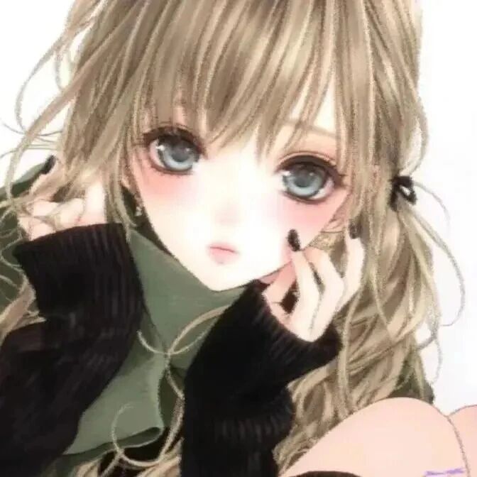 古早感动漫头像女