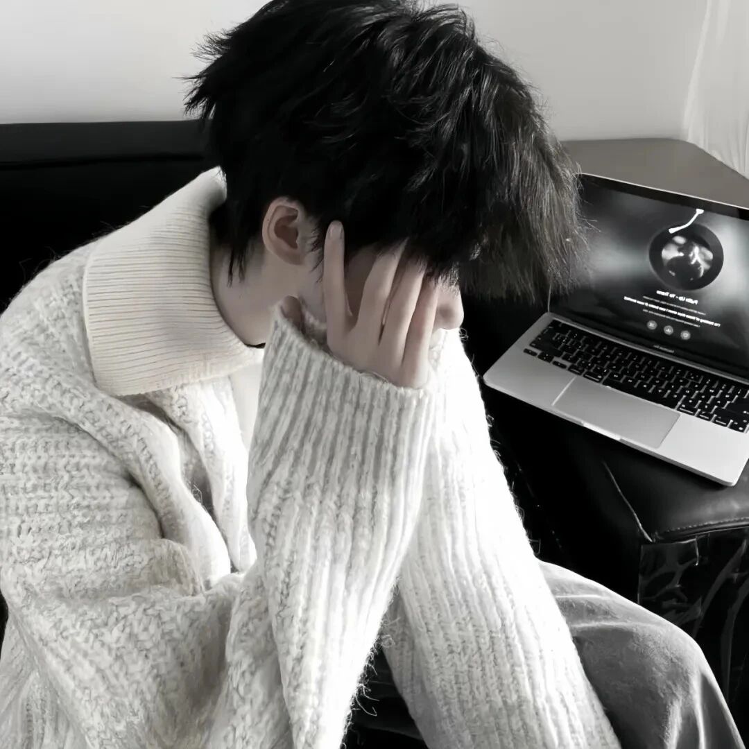 个性侧脸男生头像