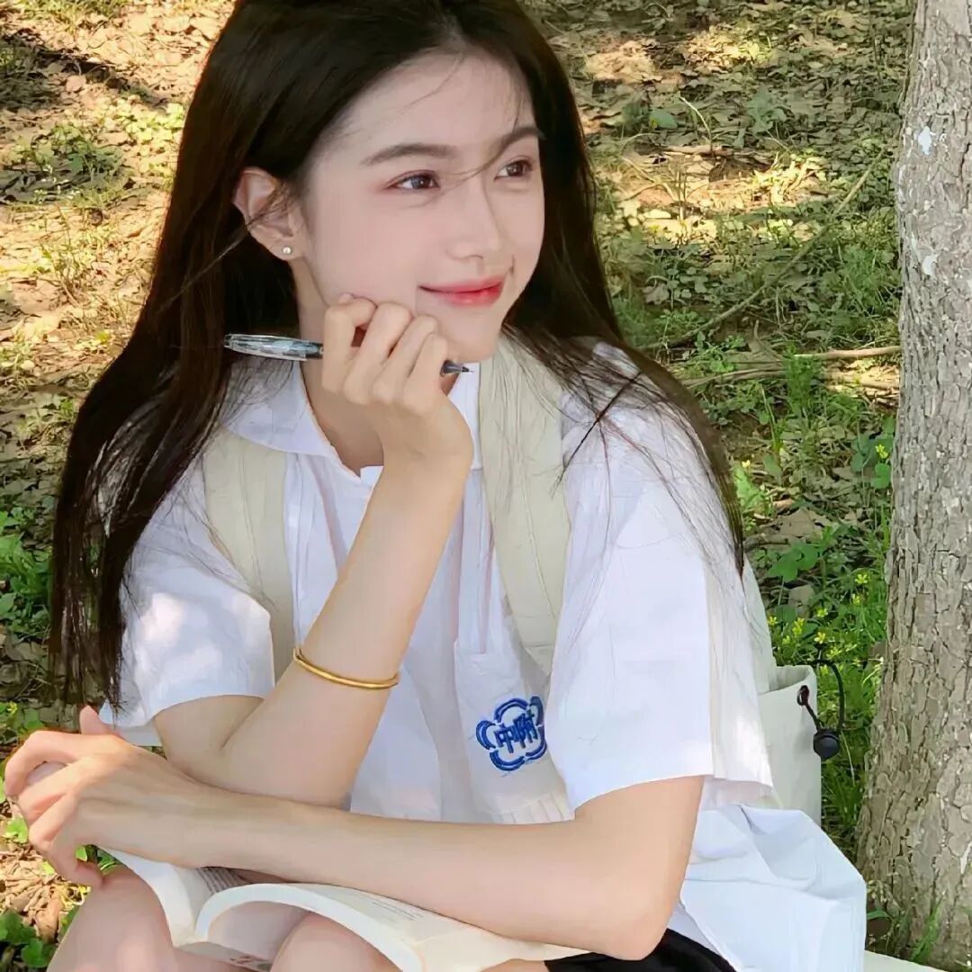 温柔学院风女生头像