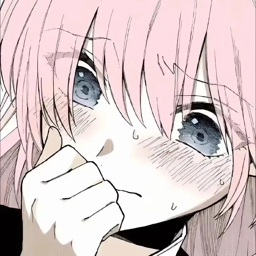 粉色系动漫头像女