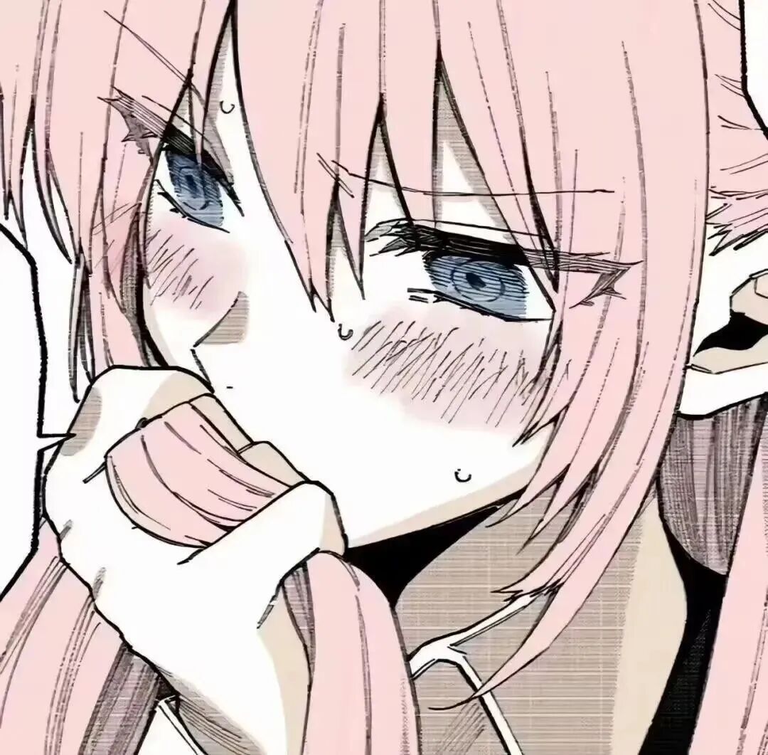 粉色系动漫头像女