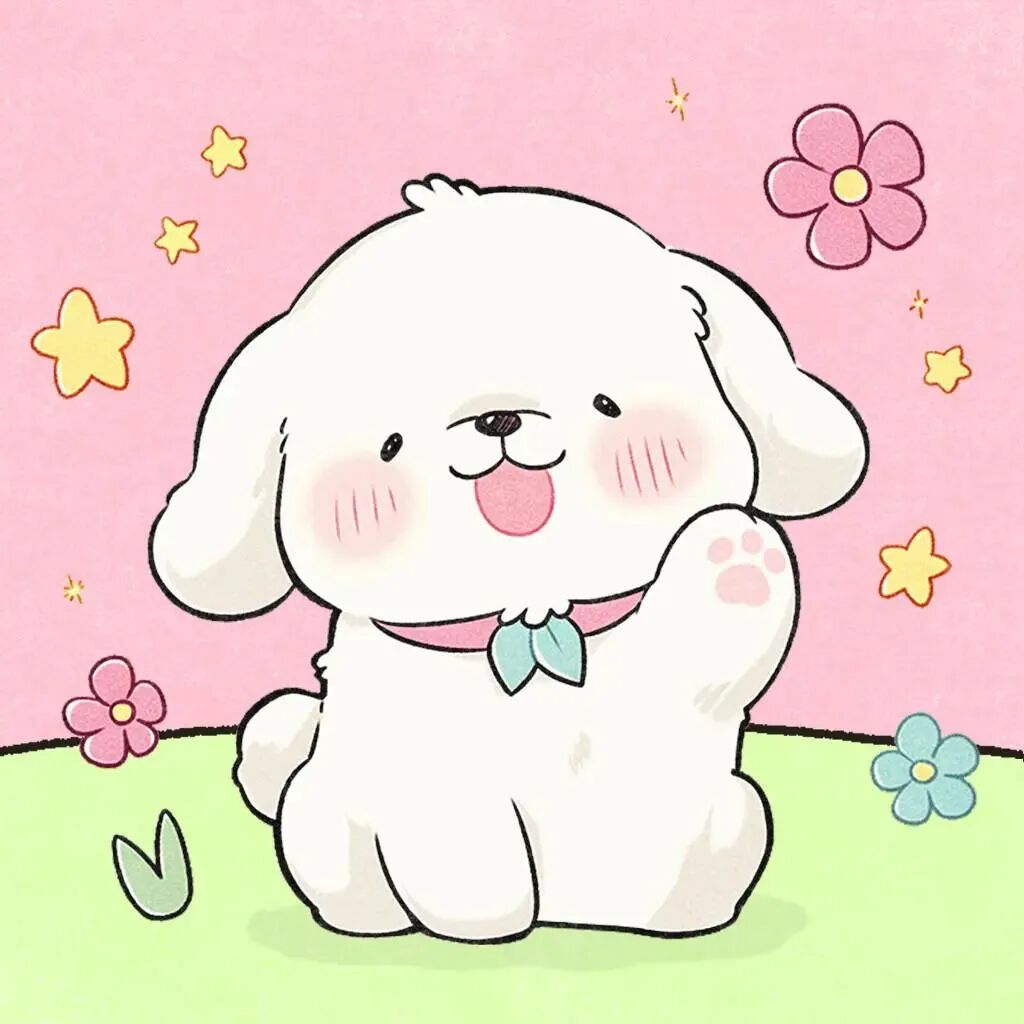 可爱狗狗卡通头像