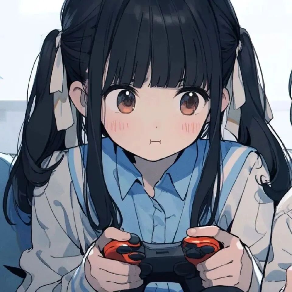 shoubingheilianren开黑打游戏动漫情侣头像