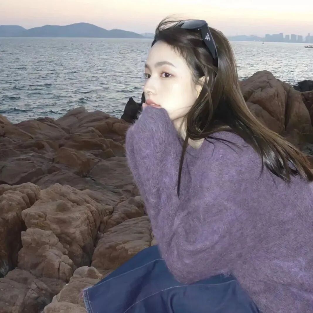 女生 女生头像 女头 氛围感 氛围感头像 侧脸 侧脸头像 海边头像