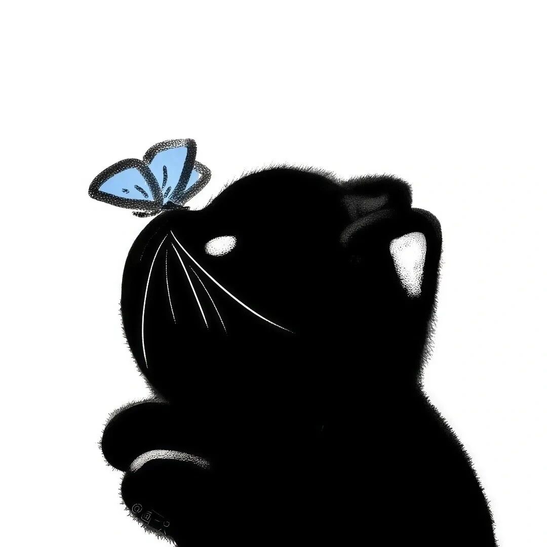 kanaiwaxihudiyaomei可爱猫咪卡通情侣头像