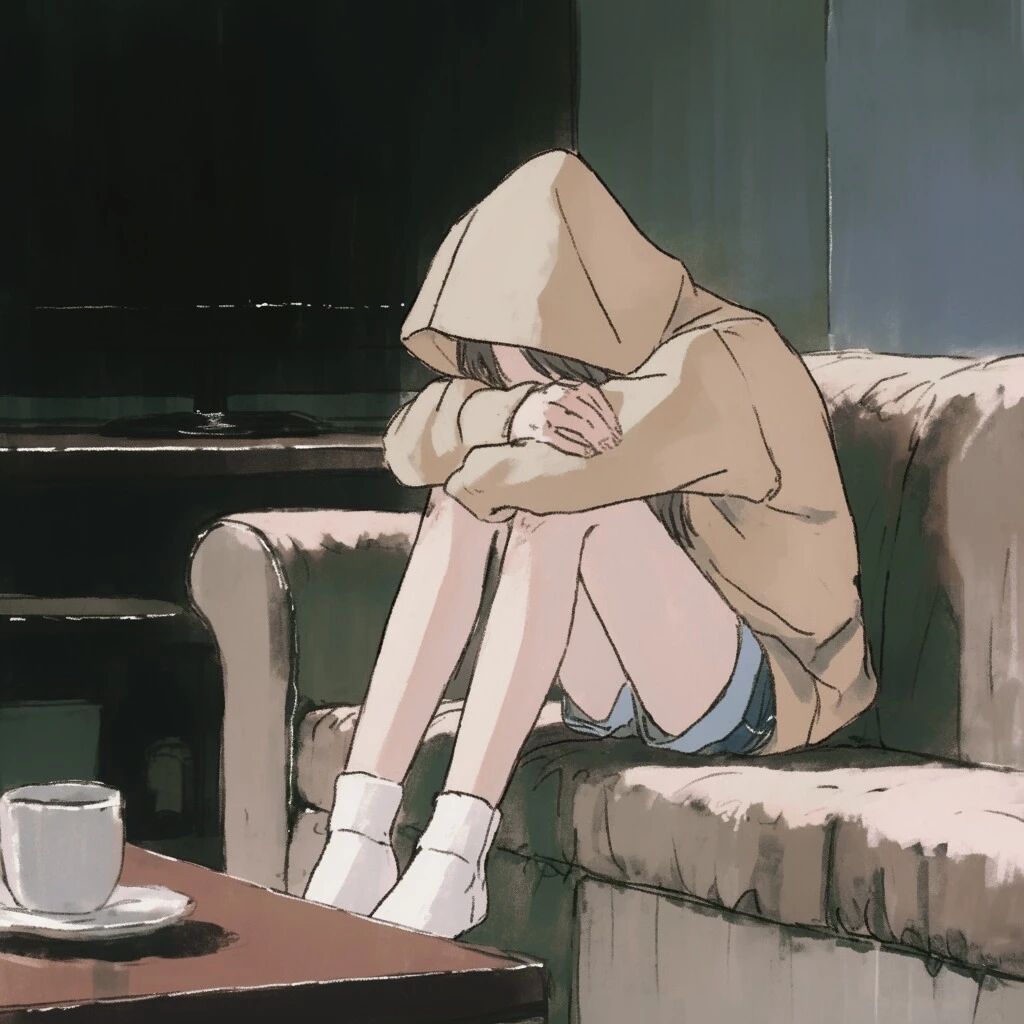 孤独感动漫头像女