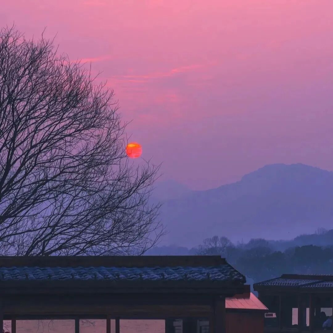 背景图 朋友圈背景图 意境 唯美  日落 日落背景图