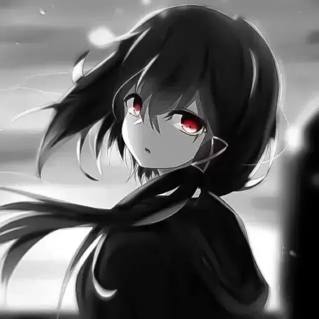 动漫头像  动漫女 动漫女头  黑白 黑白动漫头像 黑白动漫女 动漫头像女 拽姐头像 拽姐
