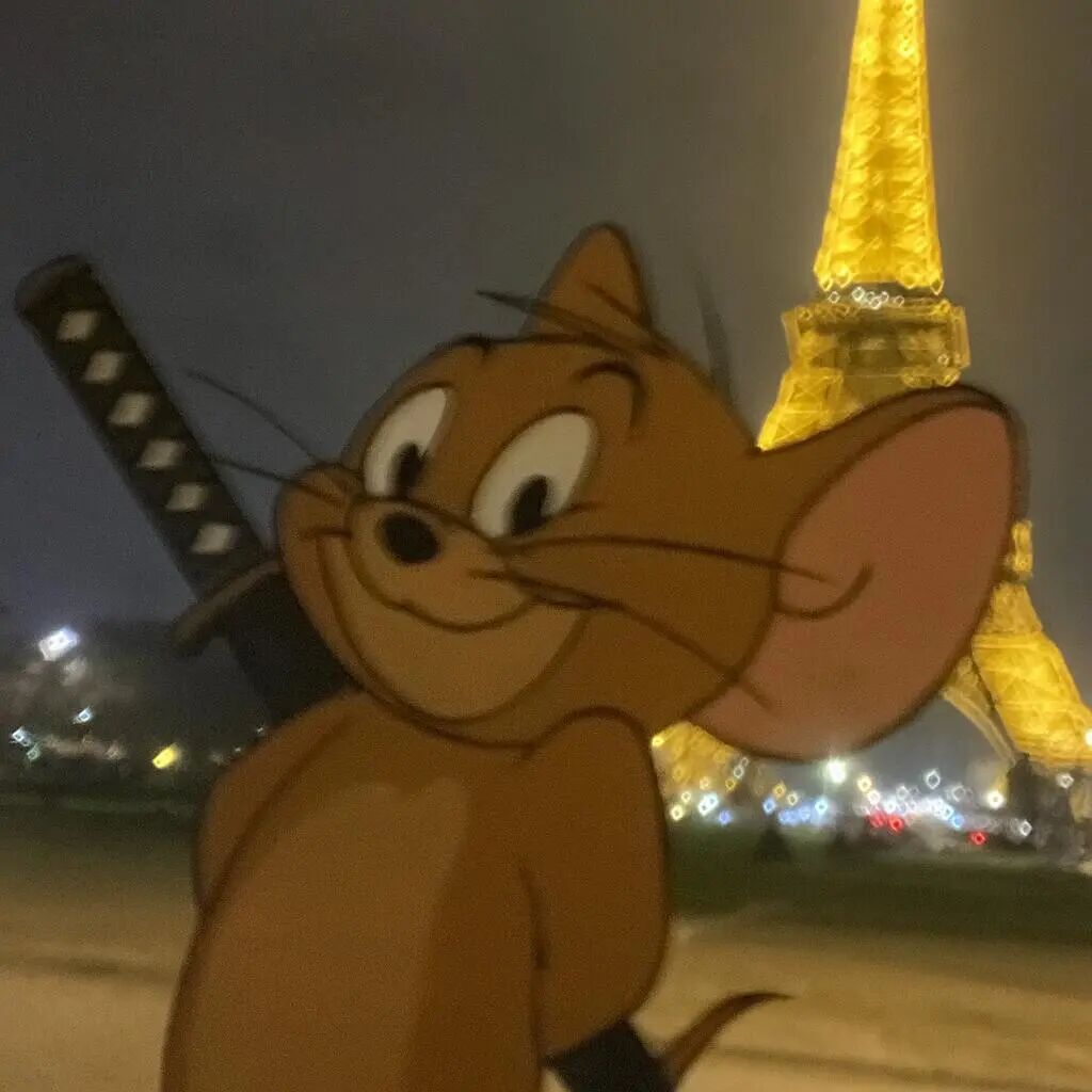 可爱猫和老鼠杰瑞卡通头像