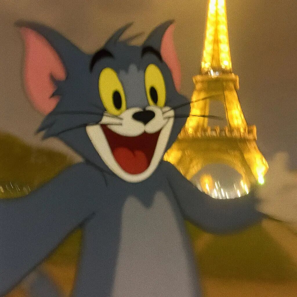 可爱猫和老鼠汤姆卡通头像