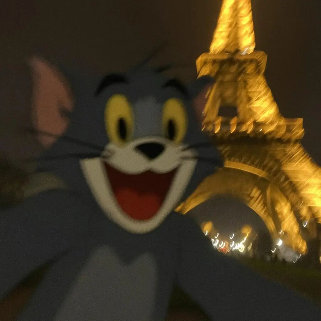 可爱猫和老鼠汤姆卡通头像