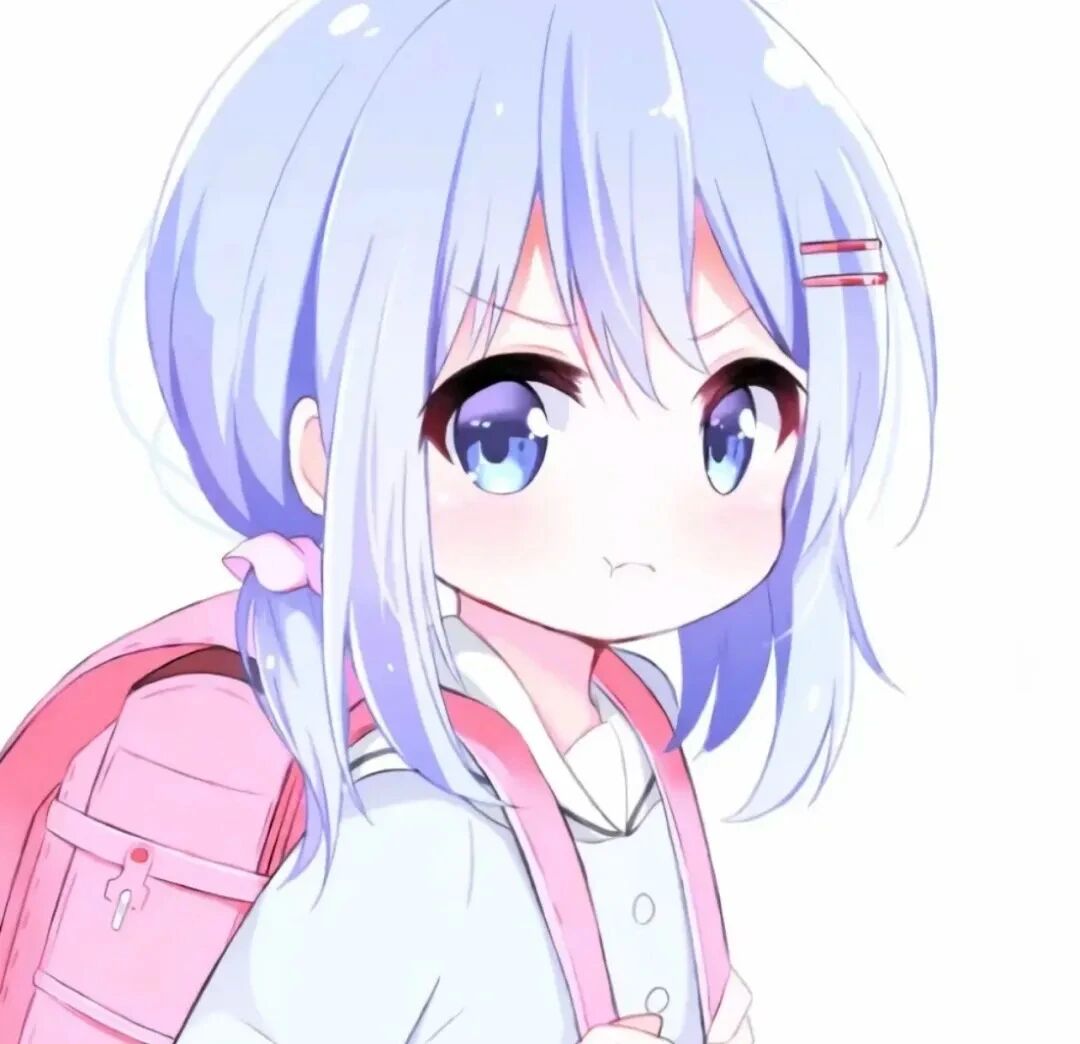 学院风呆萌动漫头像女