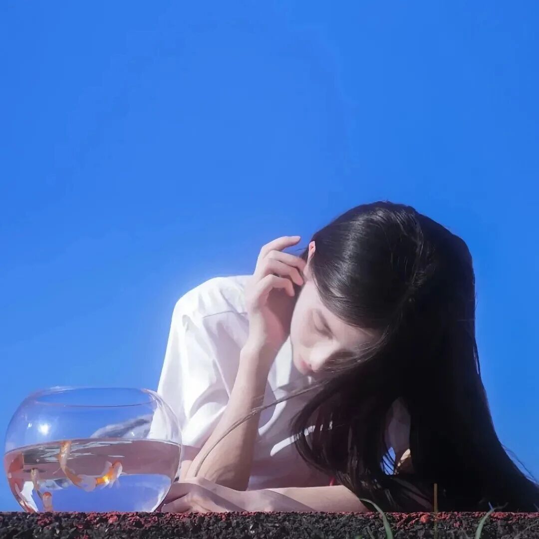 金鱼氛围感女生头像
