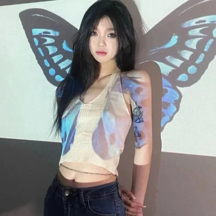 氛围感蝴蝶女生头像