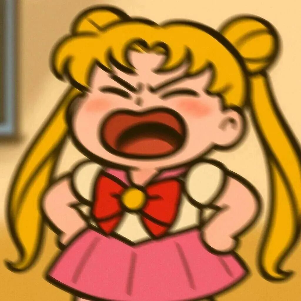 gaufapiqimeishaonvpangu美少女战士四人闺蜜头像卡通闺蜜头像