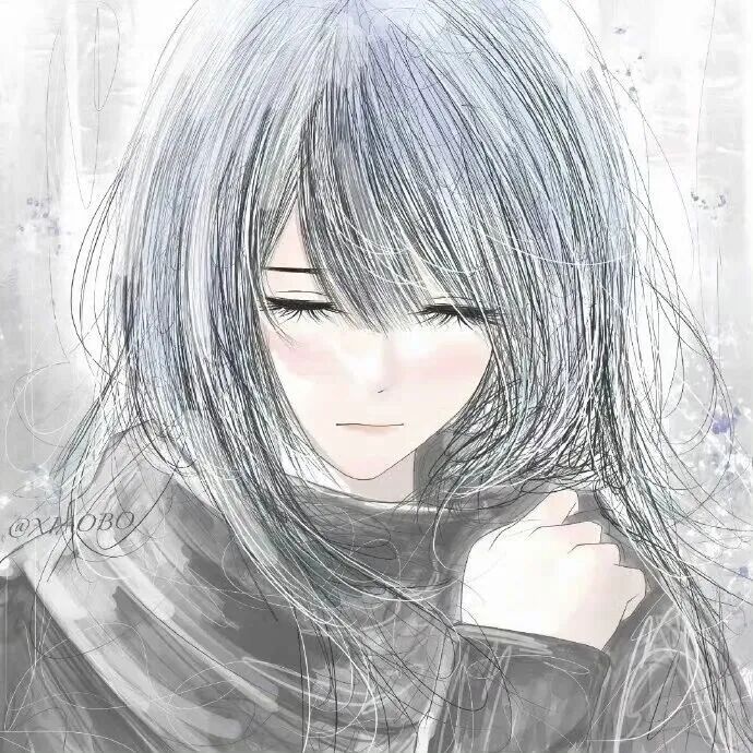 古早感动漫头像女