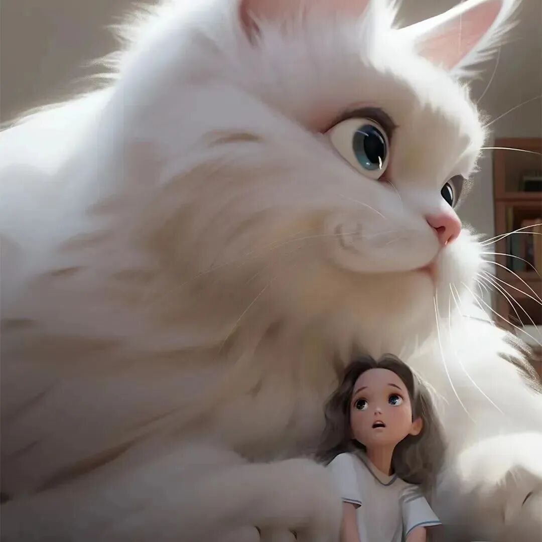 爱宠猫咪立体3D动漫头像女