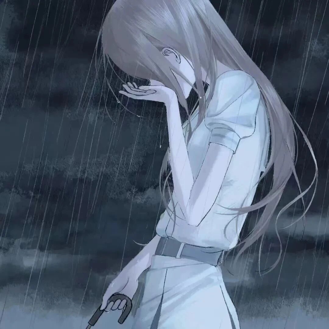 伤感动漫头像女