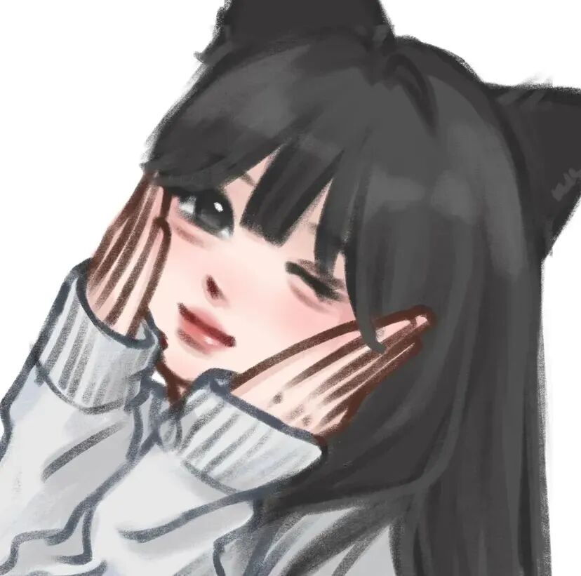 甜妹手绘动漫头像女