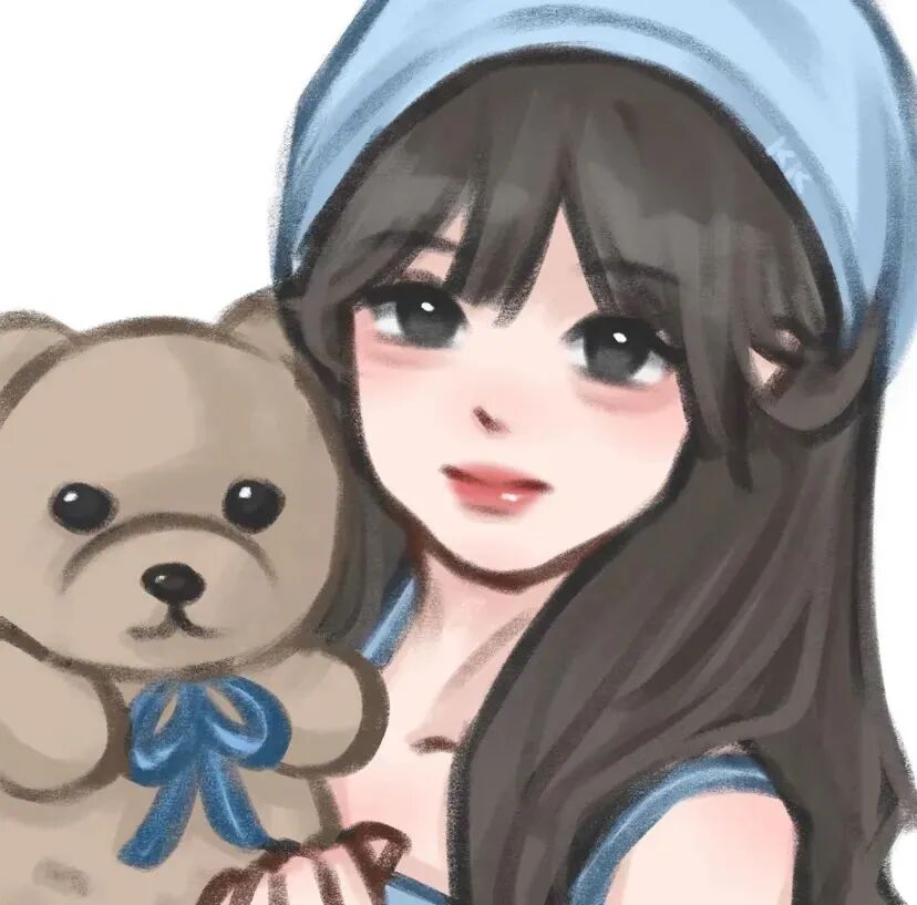 甜妹手绘动漫头像女