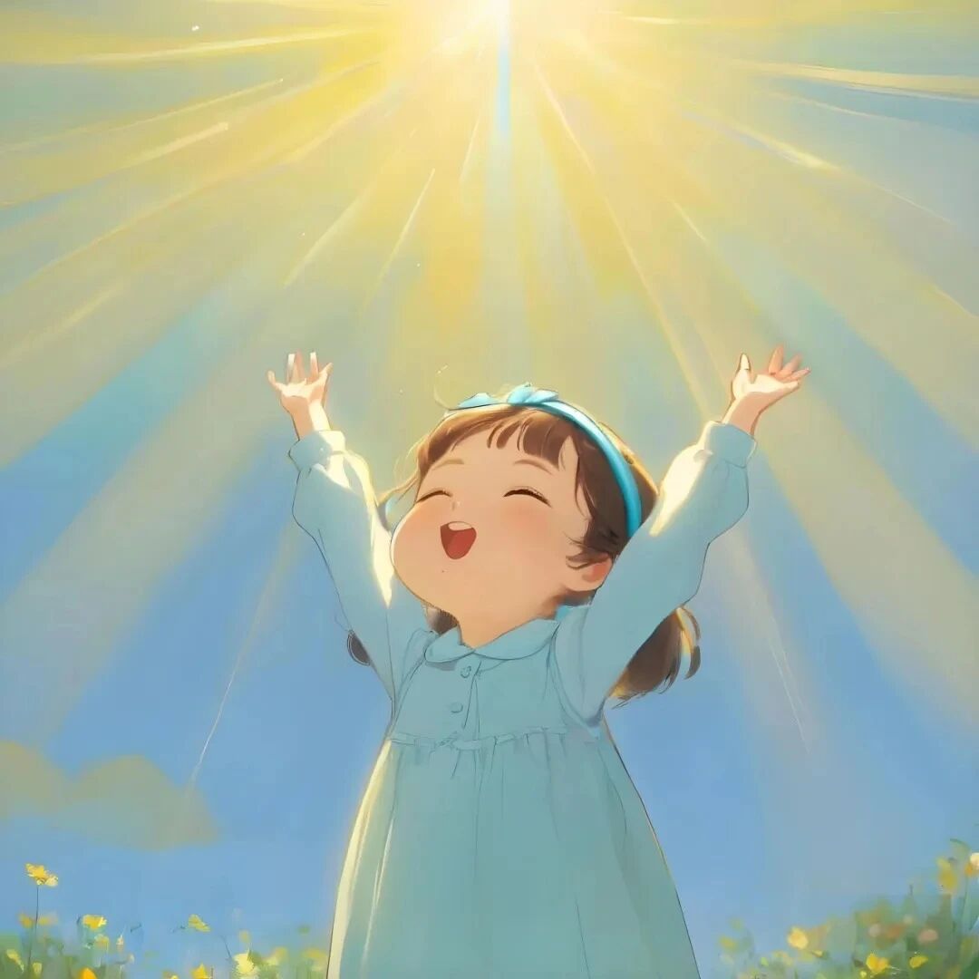 zngyaguangmantiege唯美阳光四人闺蜜头像插画闺蜜头像
