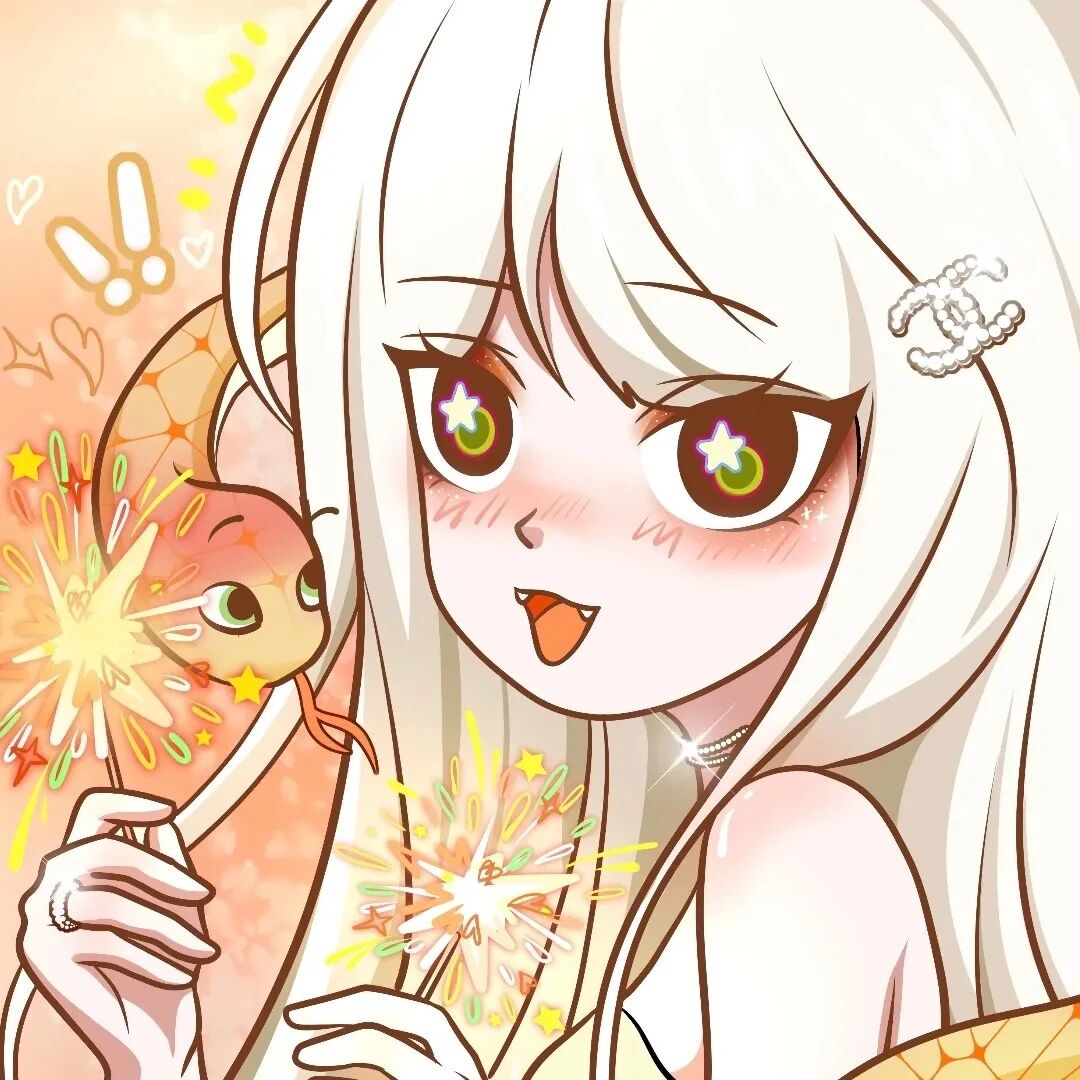 rfbhgolmnbtgytoniduoliya蛇年新年手绘情侣头像
