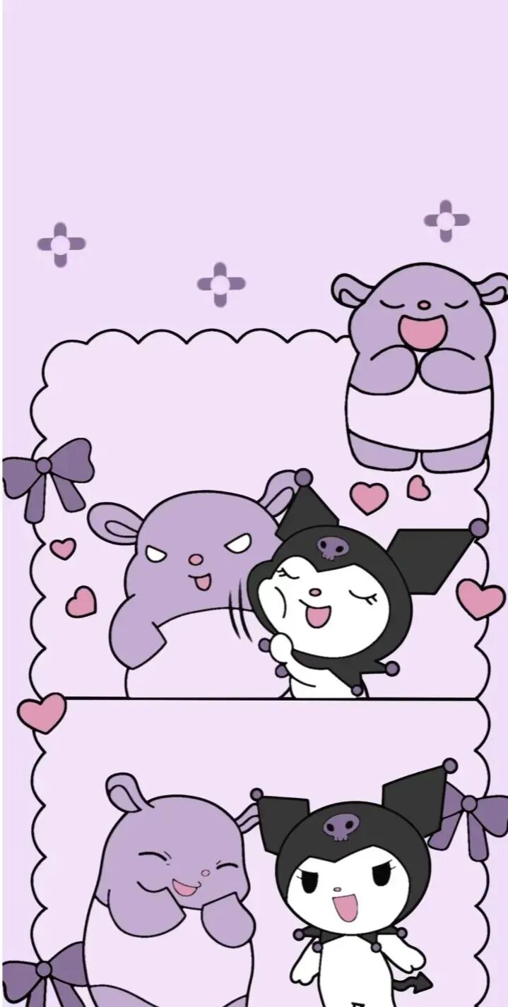 可爱三丽鸥库洛米卡通壁纸