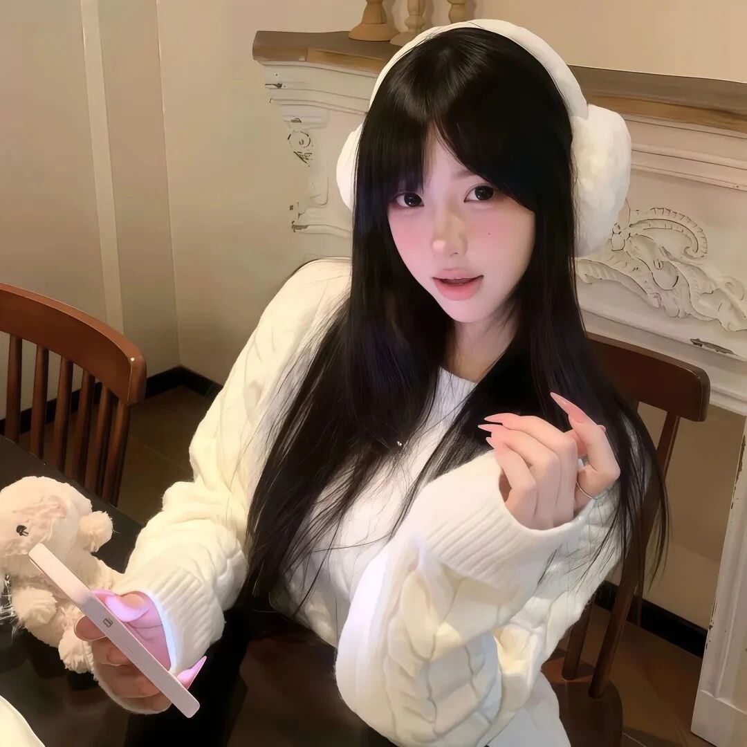 戴耳机甜妹女生头像