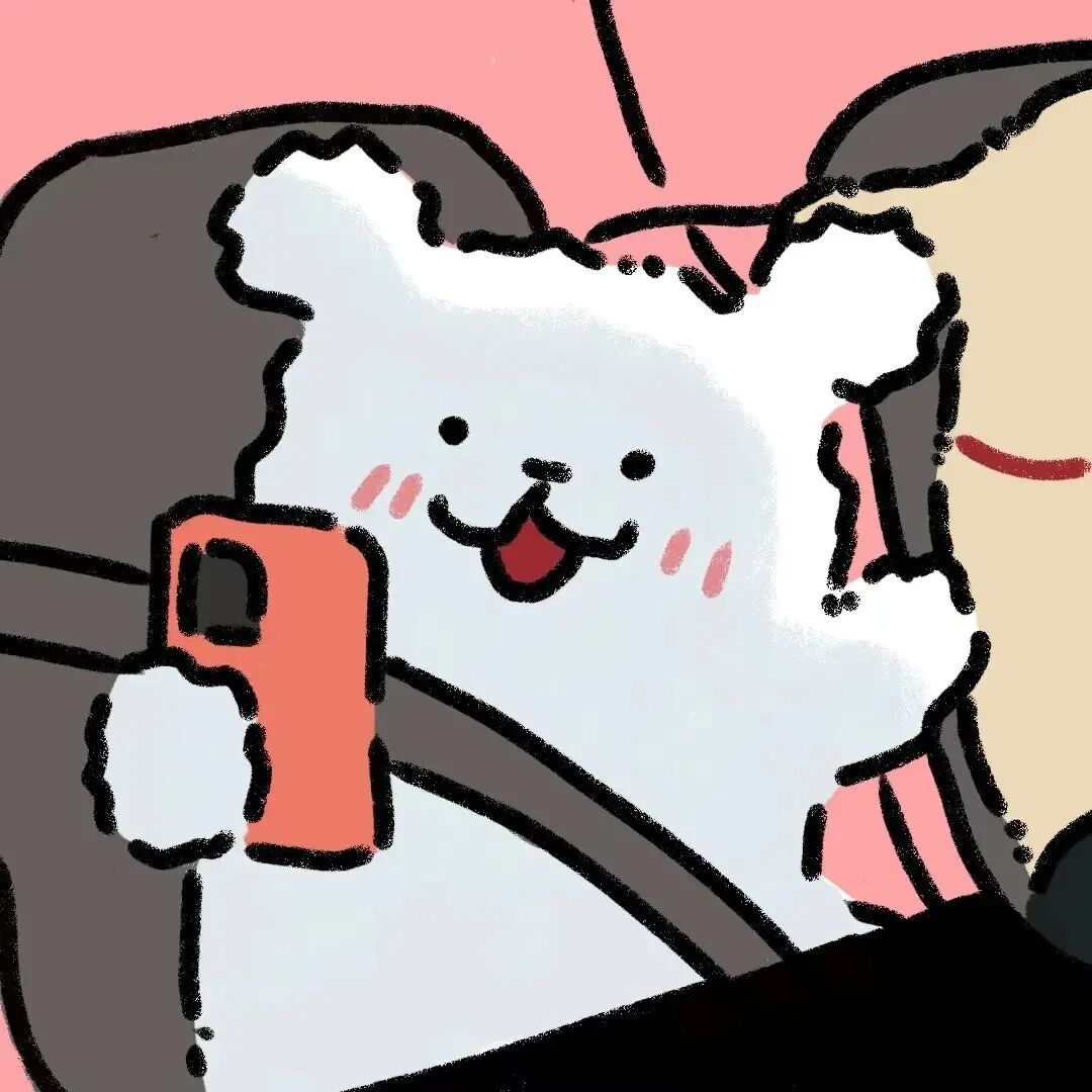 kaichekelove开车卡通情侣头像