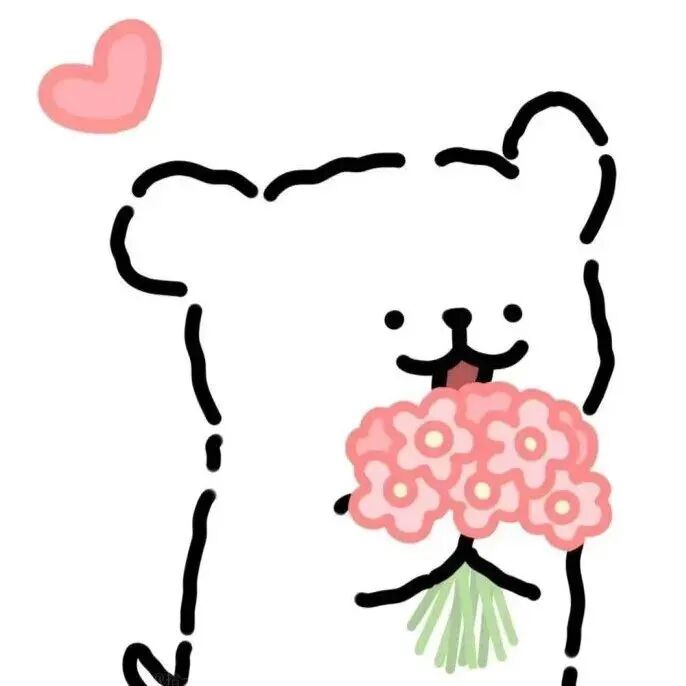 xianhuakalove鲜花卡通情侣头像
