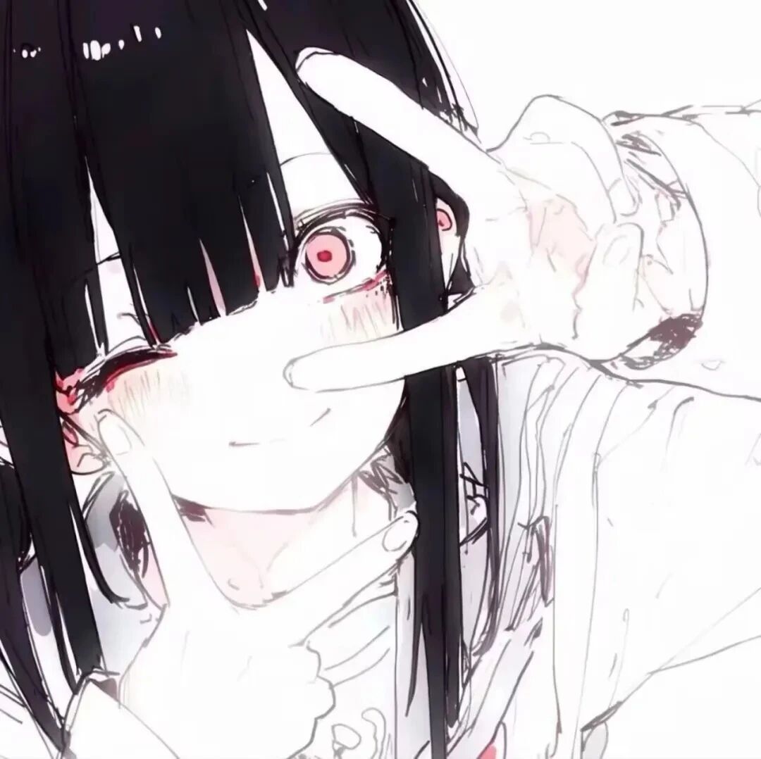 剪刀手古早感动漫头像女