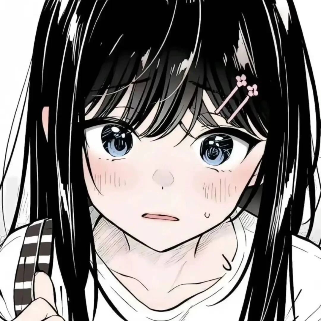 古早感动漫头像女