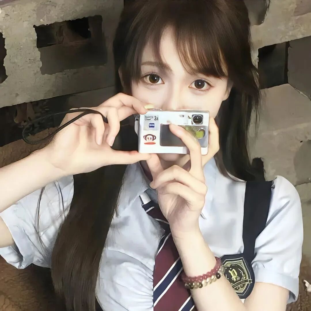 学院风甜妹女生头像