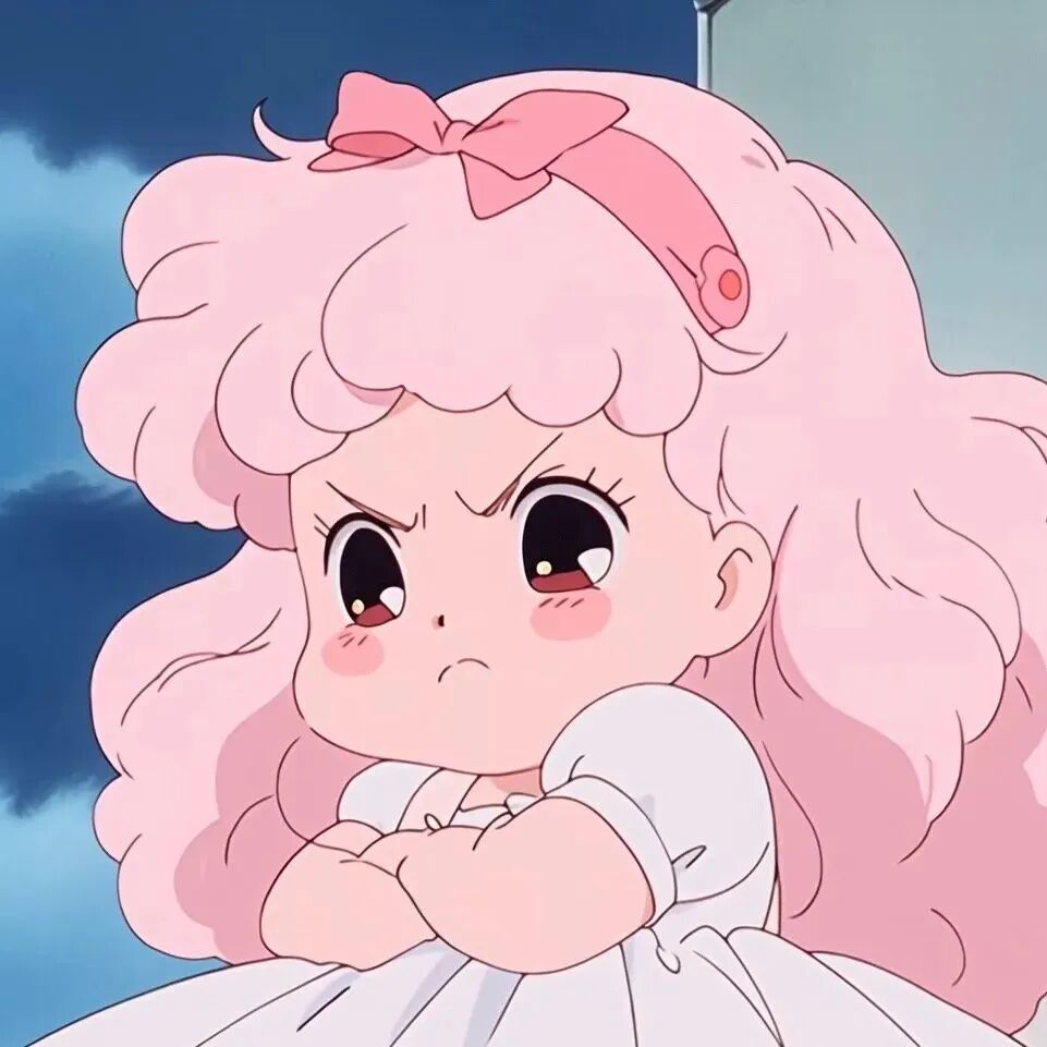 生气动漫头像女