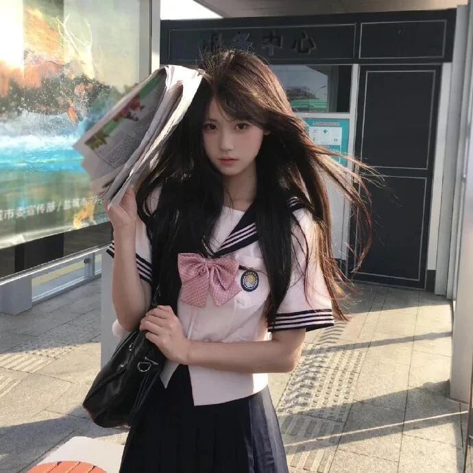 jk制服小众女生头像
