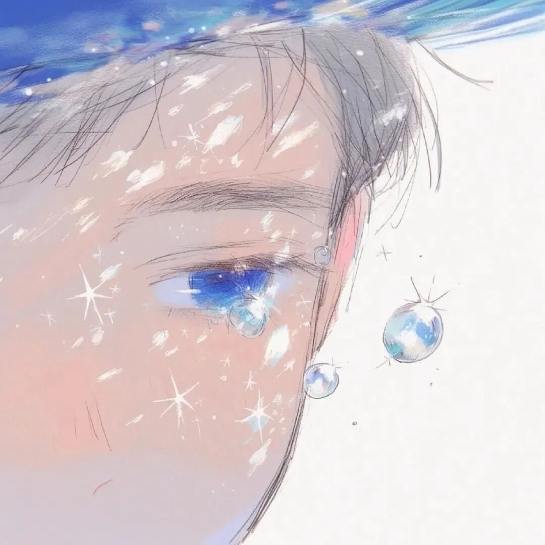 温柔插画动漫头像男