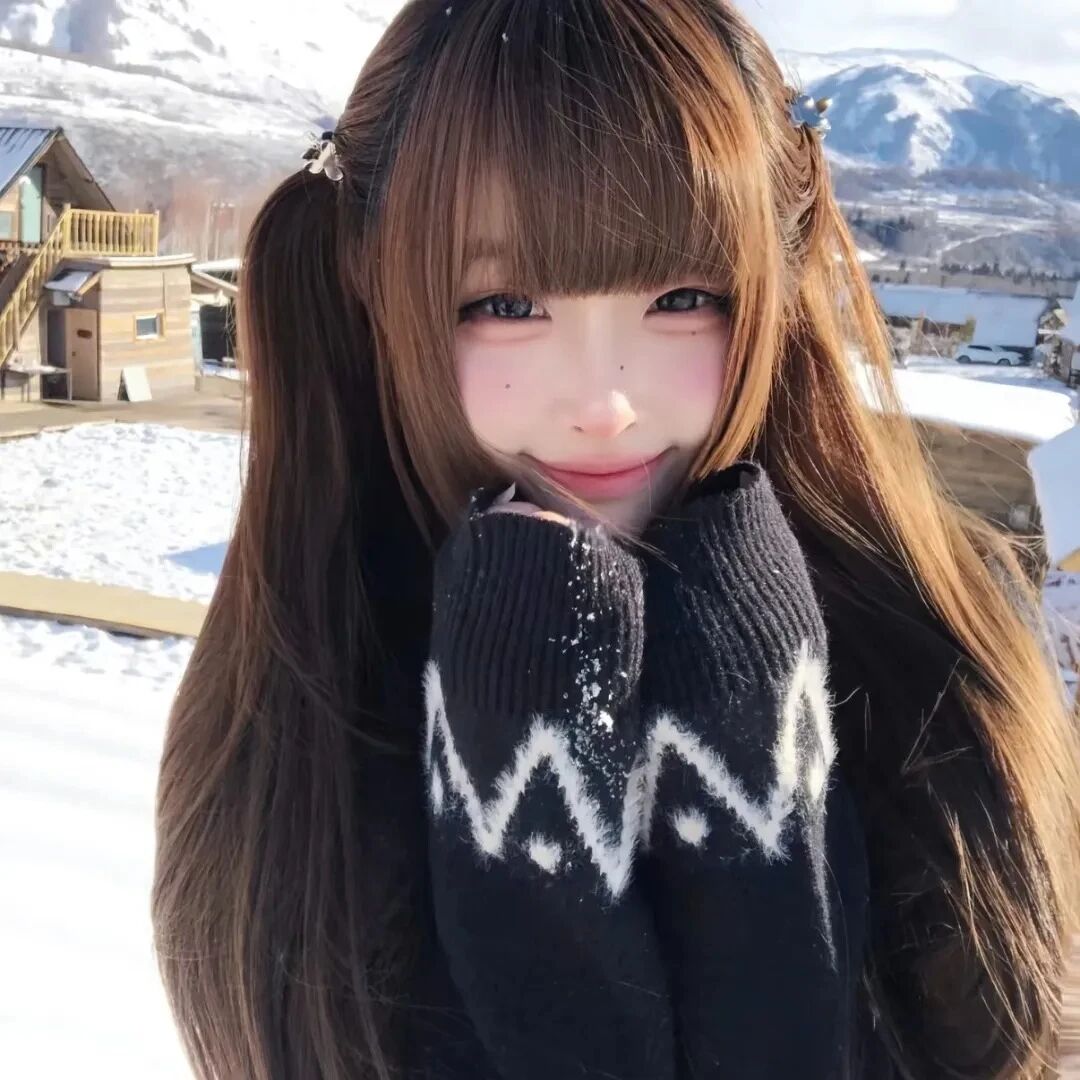 冬天甜妹女生头像